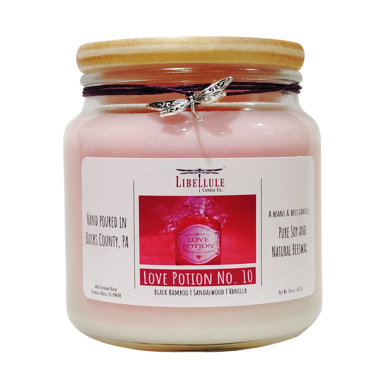 Love Potion No. 10 - Scented Soy & Beeswax Candle w/Wood Wick