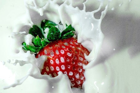 Fresh Strawberries and Cream